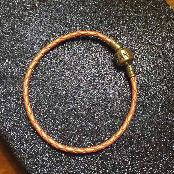 Pandora Jewelry - ❄️Just Listed❄️ PINK Pandora Leather Bracelet